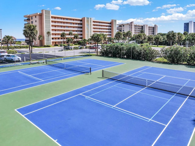 view of sport court