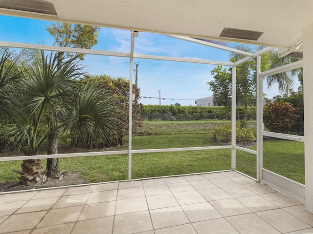 6166 Lake Hibiscus Dr, Delray Beach, FL 33484 - view of unfurnished sunroom