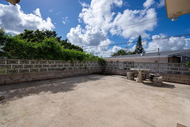 view of patio