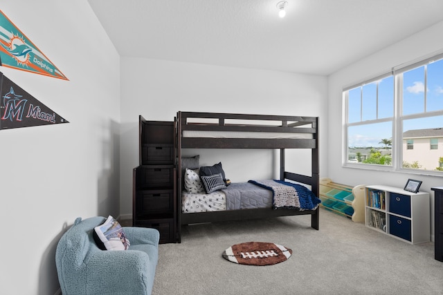 bedroom with carpet flooring