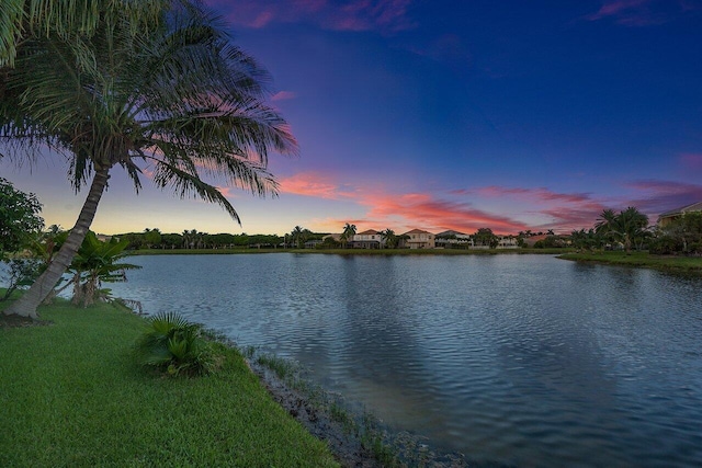 property view of water