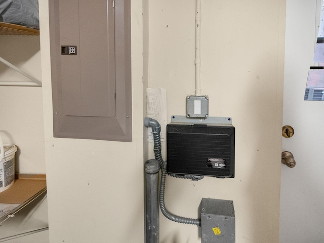 utility room featuring electric panel