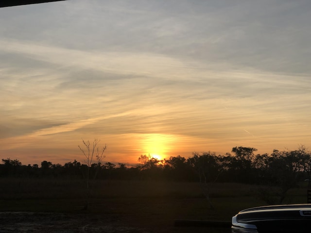 view of nature at dusk