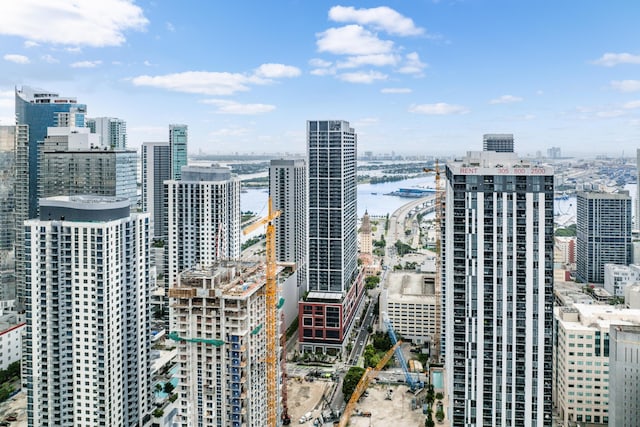 city view with a water view