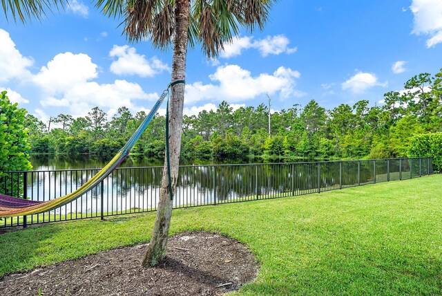 view of water feature