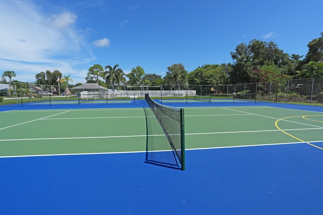 view of sport court featuring basketball court