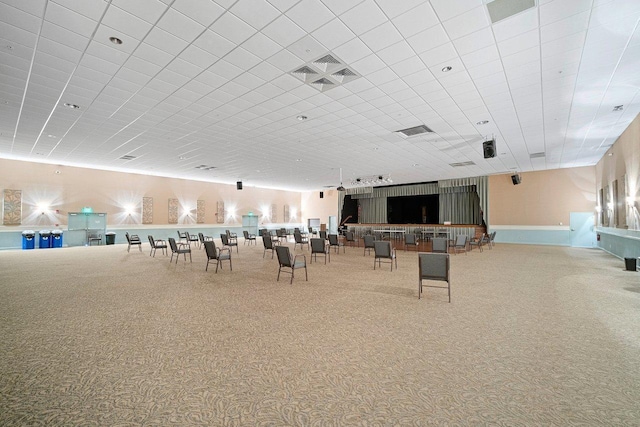 interior space featuring visible vents