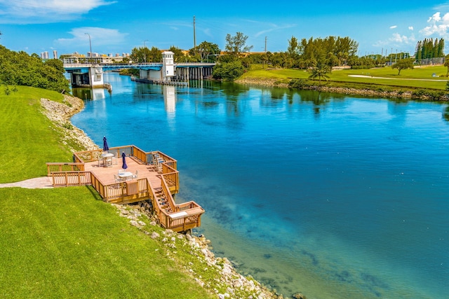 property view of water