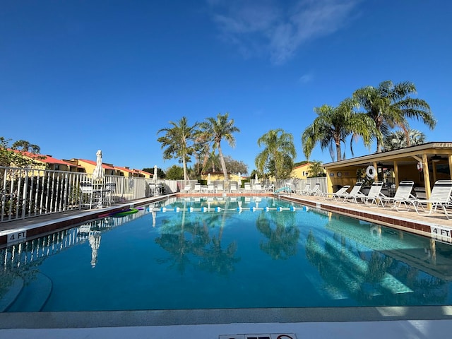 view of swimming pool