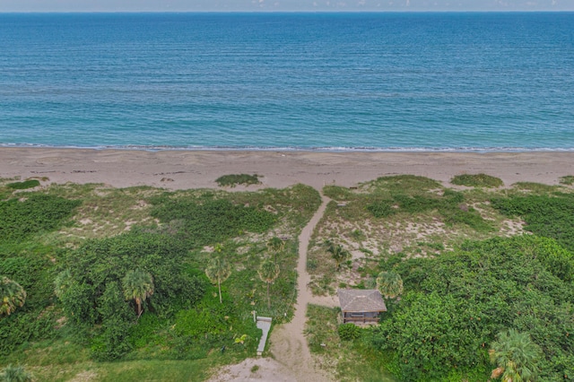 water view featuring a view of the beach