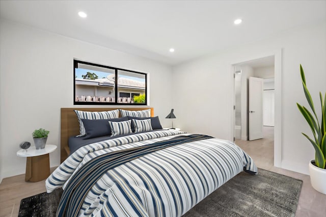 bedroom featuring carpet flooring