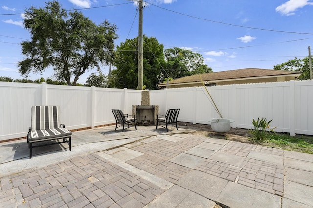 view of patio