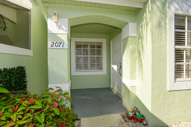 view of entrance to property