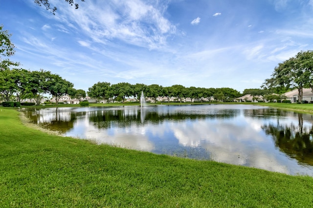 property view of water