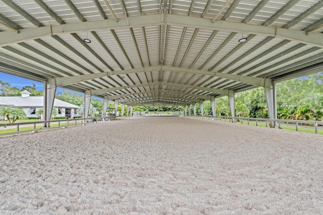 view of stable