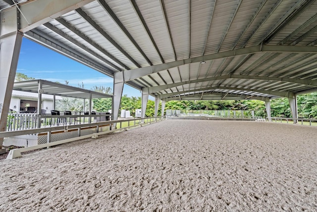 view of stable