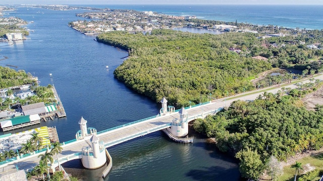 320 Horizons W Unit 103, Boynton Beach, FL 33435 - aerial view of a large body of water and a notable bridge