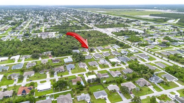 bird's eye view featuring a residential view