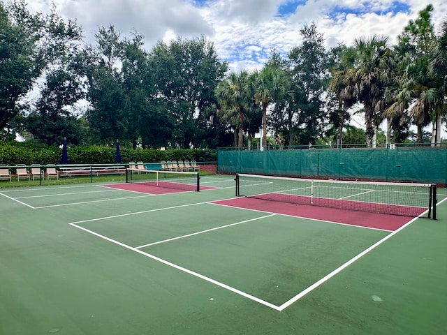 view of sport court