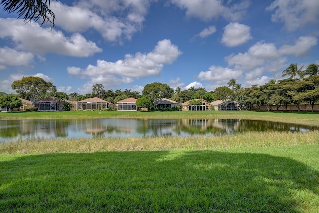 view of water feature