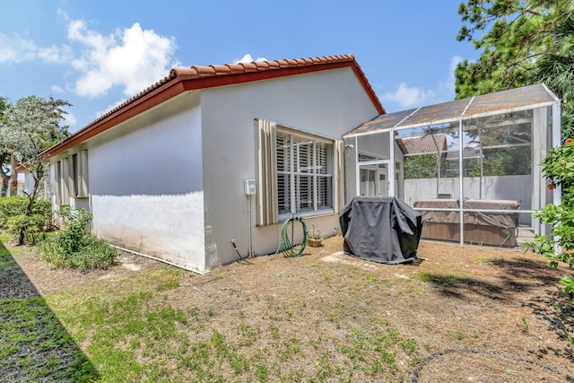 view of rear view of property