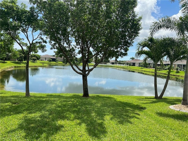 view of water feature