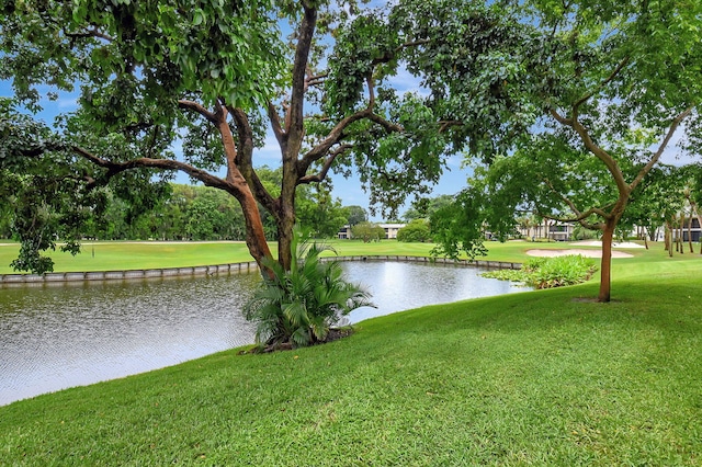 view of water feature