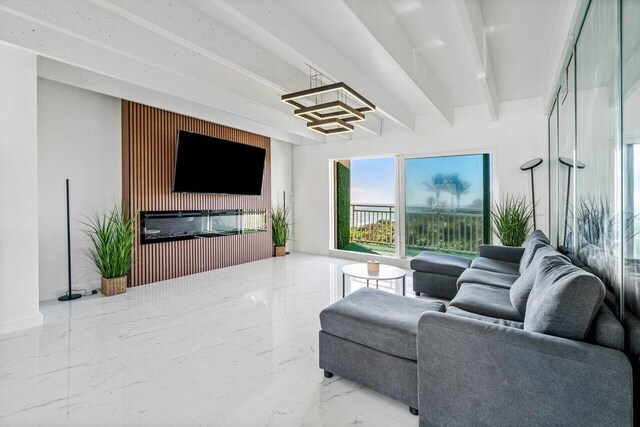 view of patio / terrace with a water view