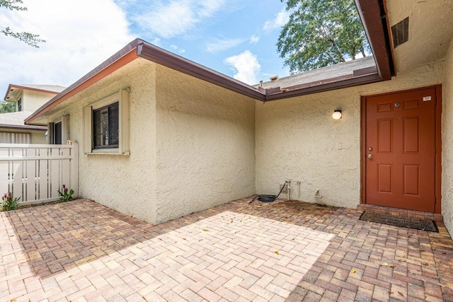 exterior space with a patio area