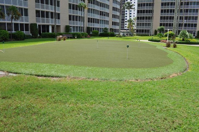 3212 S Ocean Blvd Unit 807-A, Highland Beach, FL 33487 - view of property's community featuring a yard
