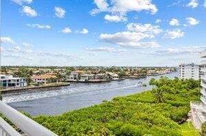 3212 S Ocean Blvd Unit 807-A, Highland Beach, FL 33487 - view of water feature