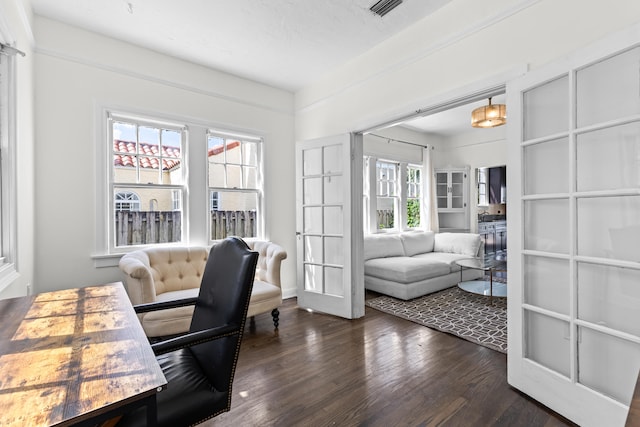 435 35th St, West Palm Beach, FL 33407 - office space featuring dark wood-type flooring and visible vents