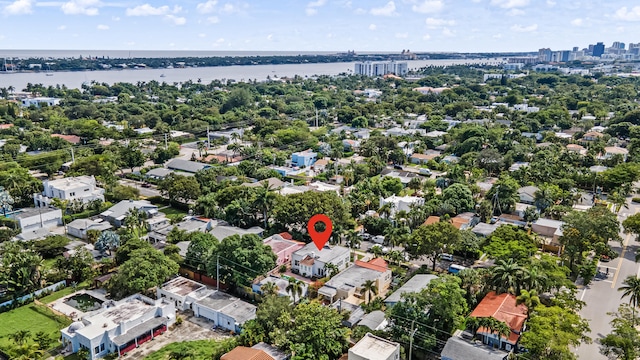 435 35th St, West Palm Beach, FL 33407 - aerial view with a residential view and a water view