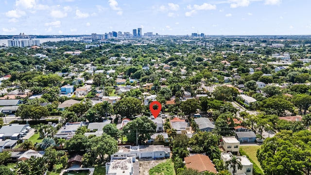 435 35th St, West Palm Beach, FL 33407 - bird's eye view with a city view