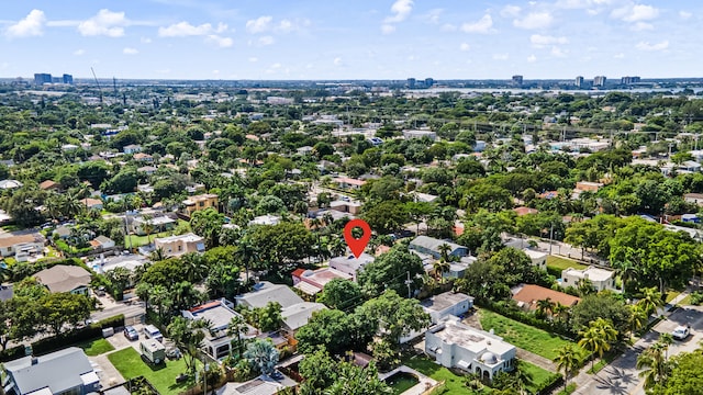 435 35th St, West Palm Beach, FL 33407 - birds eye view of property with a residential view