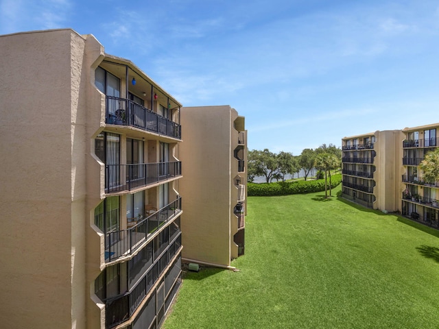 exterior space with a balcony