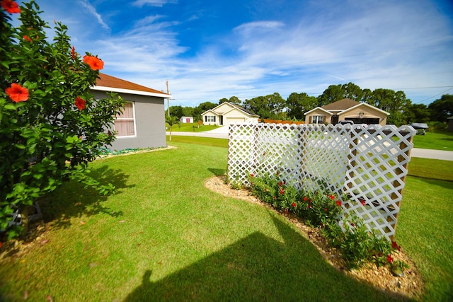 view of yard