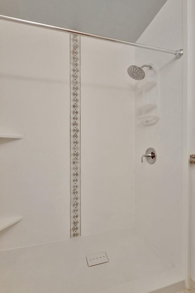 bathroom with walk in shower