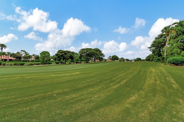 view of home's community featuring a lawn