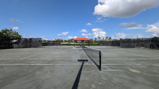 view of sport court