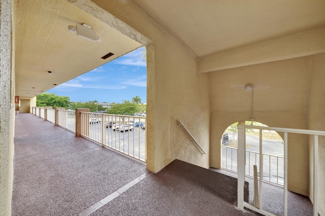 exterior space with a balcony