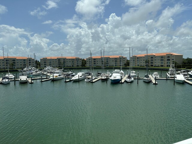 view of water feature