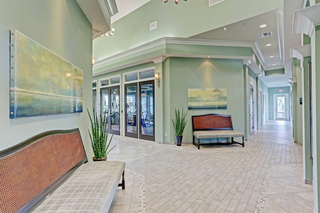 2710 W Mallory Blvd, Jupiter, FL 33458 - building lobby with ornamental molding