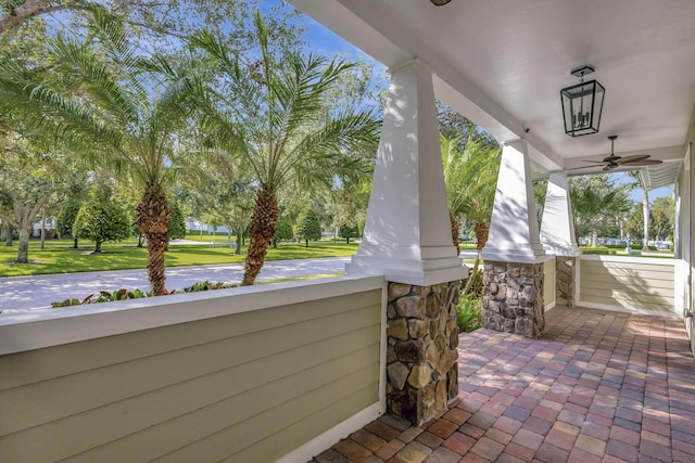 view of patio / terrace featuring a porch