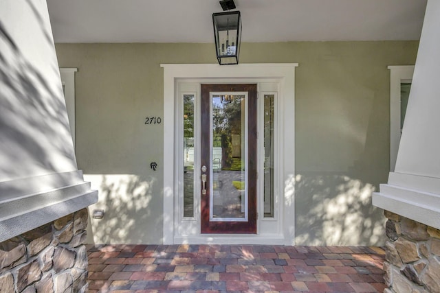 2710 W Mallory Blvd, Jupiter, FL 33458 - property entrance with stucco siding