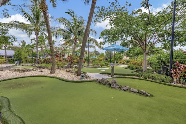 2710 W Mallory Blvd, Jupiter, FL 33458 - view of home's community with a putting green and golf course view