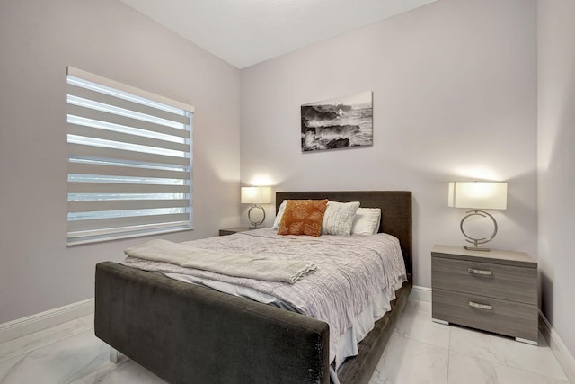 view of tiled bedroom