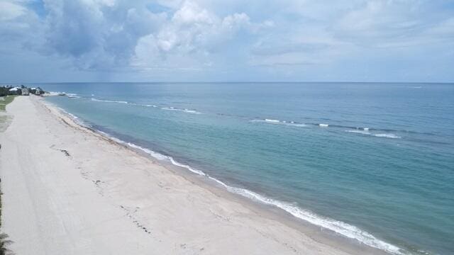 water view with a beach view