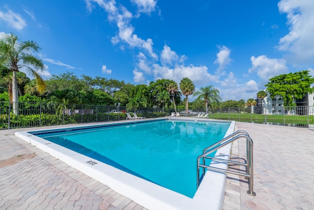 view of pool