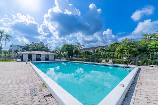 view of pool